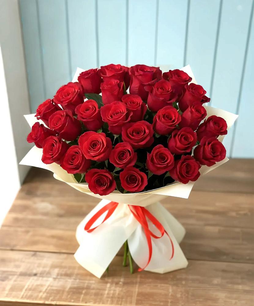 Букет 29 Красных роз в Халино