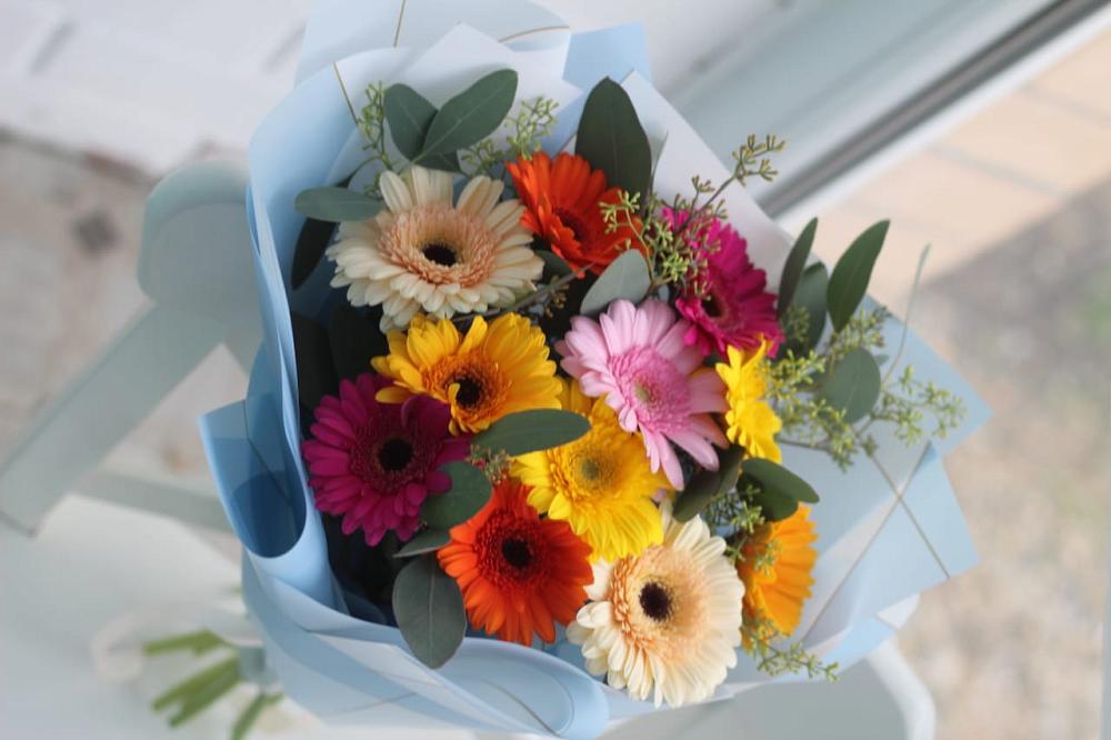 Букет цветов из: Герберы в Халино