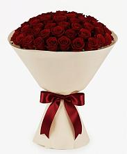 Букет 101 Бордовая роза Блэк Бакарра в Халино