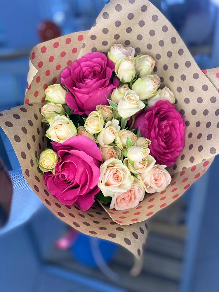 Букет цветов из: Розы в Халино