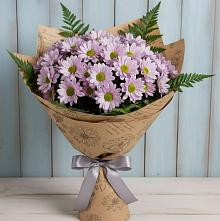Букет цветов из:  Хризантемы #REPLACE_PRED# Халино
