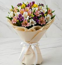 Букет цветов из:  Альстромерии в Халино
