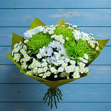 Букет цветов из:  Хризантемы #REPLACE_PRED# Халино