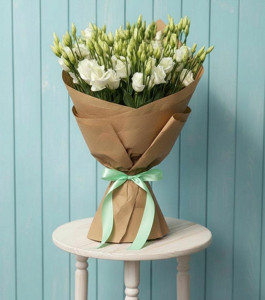 Букет цветов из: Лизиантусы в Халино