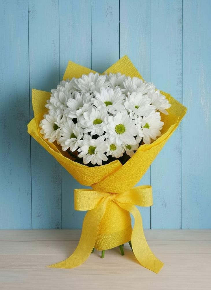 Букет цветов из: Хризантемы в Халино