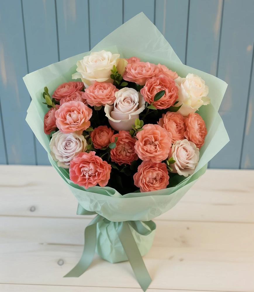 Букет цветов из: Розы в Халино