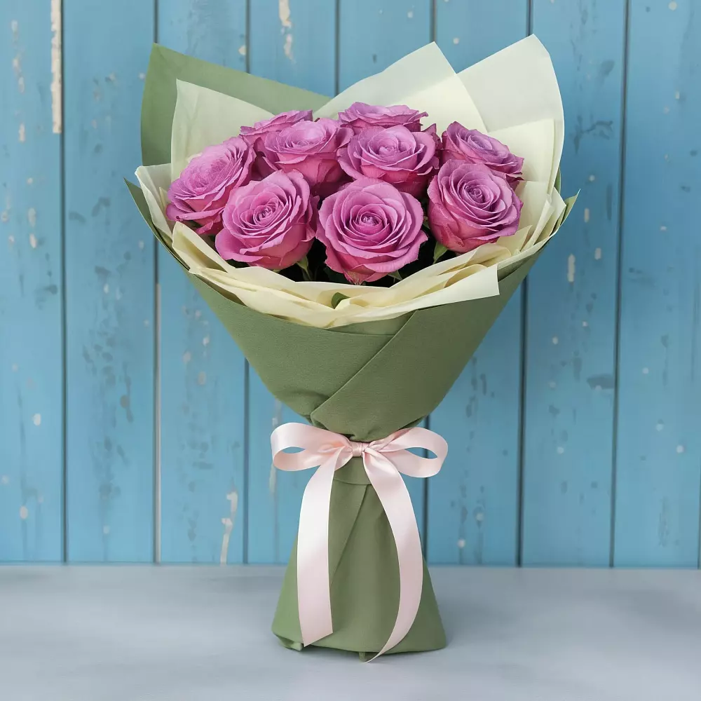 Букет Розы Фёрст Леди в Халино