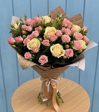 Букет цветов из:  Розы в Халино