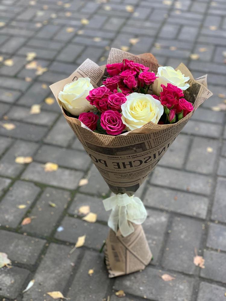 Букет цветов из: Розы в Халино