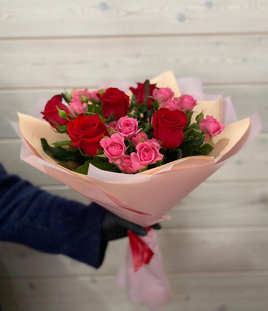 Букет цветов из: Розы в Халино