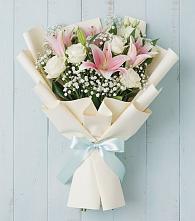 Букет цветов из:  Лилии в Халино