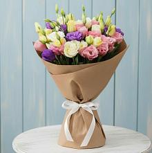 Букет цветов из:  Лизиантусы в Халино