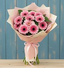 Букет цветов из:  Герберы в Халино